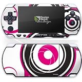 Design Skins for Sony PSP Slim & Lite - Pink Circles Design Folie