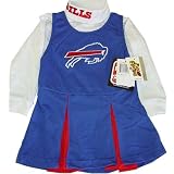 Buffalo Bills NFL Toddler Blue Cheerleader Dress 4T