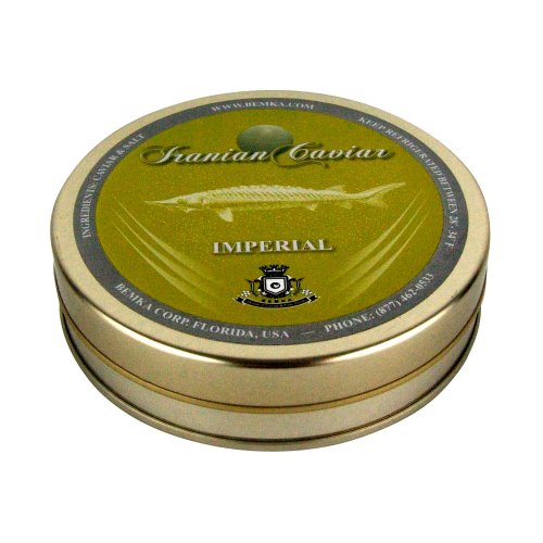 Bemka.com Iranian Imperial Wild Caviar, 2008, 7 ounces Tins by Bemka.com