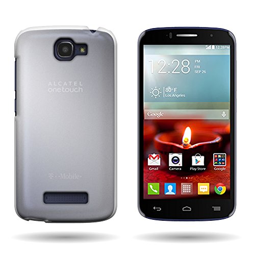 Alcatel One Touch Fierce 2 Case, By CoverON® Back Slim Transparent Hard Plastic Case for Alcatel One Touch Fierce 2 (2014) (Clear)
