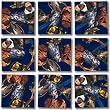 B Dazzle Fly Fishing Scramble Squares 9 Piece Puzzle