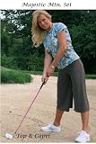 Kristy J UV Protective Set: Cap Sleeve/Capri Outfit