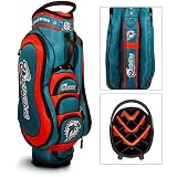 51PjmzhDR%2BL. SL160  Team Golf Miami Dolphins Medalist Cart Golf Bag