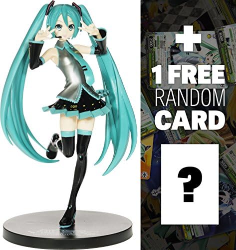 Hatsune Miku (Project DIVA - F 2nd): ~7.8" Sega Premium x Vocaloids Figure + 1 FREE Official Vocaloids Trading Card Bundle (1009356)