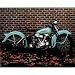 All Products : Ron Kimball (1938 Aqua Harley Davidson) Art Print Poster - 19x13