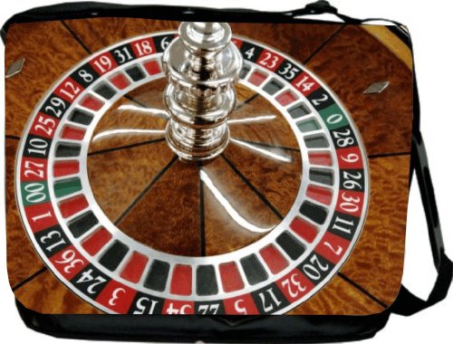 Roulette Wheel Design Messenger Bag - Laptop - Bag - School Bag Notebook Bag - Unisex - Ideal gift for all occassions!