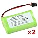 2 pack BT1007 For Uniden Home Cordless Phone Battery