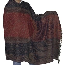 Jacquard Shawl Wool Winter Accessory 80 x 40 inches (jmwr761)