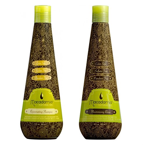 Macadamia Rejuvenating Shampoo 10 oz and Moisturising Rinse 10 oz Duo