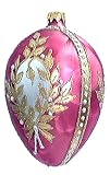 Museum Collection Faberg&Atilde;&copy; Winter Palace Egg Glass Ornament-Medium