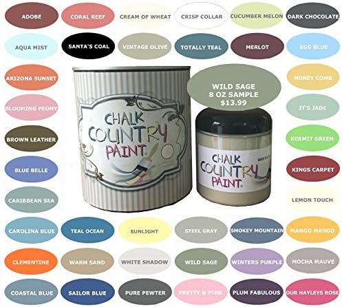 Chalked Finish Paint (Wild Sage 8oz Sample)