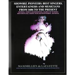 SHOWBIZ, PIONEERS, BEST SINGERS, MUSICIANS AND ENTERTAINERS FROM 1606 TO THE PRESENT: Vol. IV of World Who's Who in Jazz Cabaret Music and Entertainment