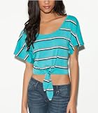 G by GUESS Olga Short Sleeve Crop Top