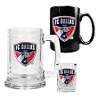 FC Dallas MLS 15oz Tankard, 15oz Ceramic Mug & 2oz Shot Glass Set - Primary Team Logo