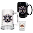 Auburn Tigers NCAA 15oz Tankard, 15oz Ceramic Mug & 2oz Shot Glass Set - Primary Logo by Great American Products