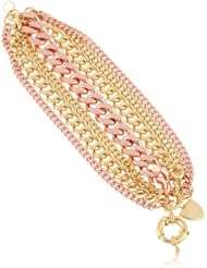 Giles and Brother Rose Gold Multi-Chain Bracelet, 8"
