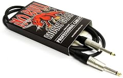 Black Guitar Lead: 6ft / 2m (Straight Jack to Jack) Professional Lead / Cable