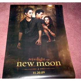 TWILIGHT autographed NEW MOON Poster !