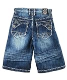 GS-115 Dotted Line Denim Shorts (Sizes 8  18)