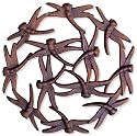 Sunset Vista Designs Cast Iron Dragonfly Garden Stepping Stone, 10-1/2-Inch Diameter