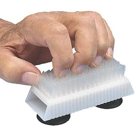 Ableware 753490211 Nail Brush with Suction Cup Base