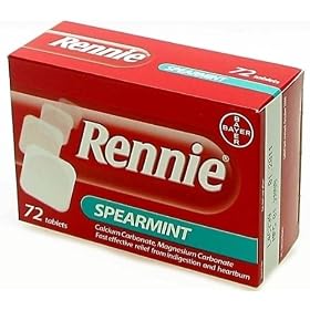 RENNIE TABLETS SPEARMINT GREEN
