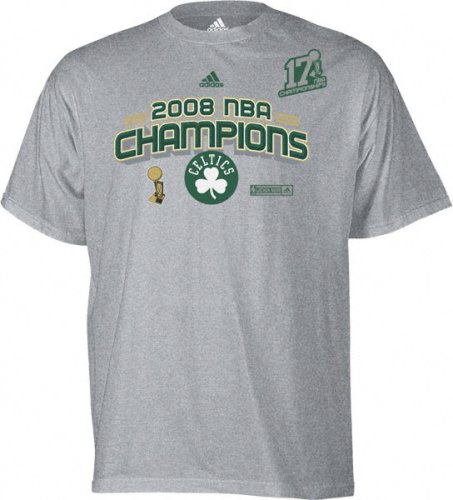 Boston Celtics 2008 NBA Finals Champions Official Championship Locker Room T-shirt