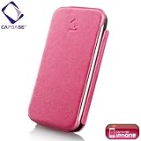 CAPDASE iPhone 3G & 3GS Capparel Protective Case: Forme, Pink / Black ハンドメイド レザーケース ピンク / ブラック CPIH3G-1041の画像