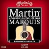 Martin M2100 Marquis Phosphor Bronze Acoustic Strings, Light