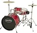 Musical Instruments : Pulse 3-Piece Junior Drum Set, Black