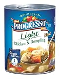 Progresso Light Soup, Chicken and Dumpling, 18.5-Ounce Cans (Pack of 12)