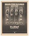 1976 Grand Funk Railroad Born To Die Capitol Records Print Ad (45013)