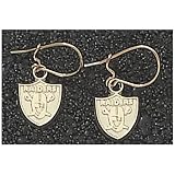 LogoArt Oakland Raiders 10K Gold Team Logo Dangle Earrings
