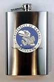 University of Kansas Jayhawks Pewter Emblem Travel & Hip Flask