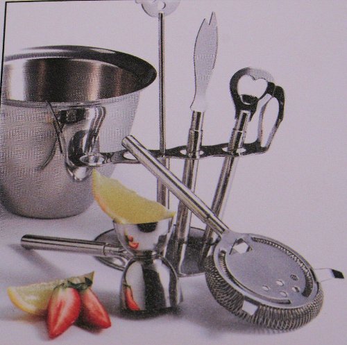 Stainless Steel 8 Piece Bar Ware Set