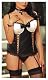 Exclusive Dreamgirl Women’s Plus Size Hollywood Seduction Reversible Satin Bustier This Week Only
