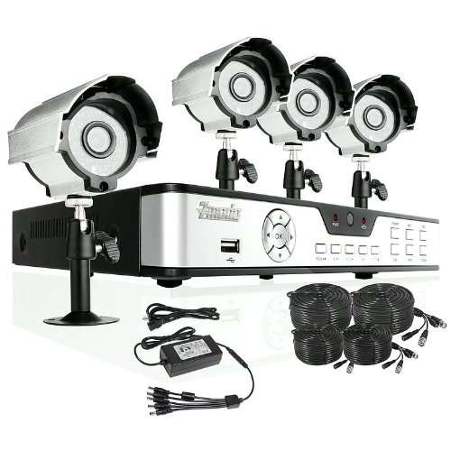 ZMODO DVR-DK41103-1TB CCTV 4 CH Home Security DVR Outdoor Security Camera System 1TB ZMODO DVR-DK41103-1TB CCTV 4 CH Home Security DVR Outdoor Security Camera System 1TB