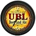 Ubl 's Beer and Ale Black Cascading Pub Style Wall Clock