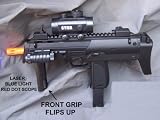 New Airsoft Uzi Style Pistol Shoots Around 240 FPS RedCross Hair Site, Flashlight