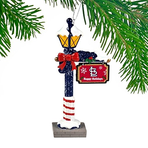 St. Louis Cardinals Official MLB 5.7 inch x 3 inch Street Lamp Christmas Ornament St. Louis Cardinals Official MLB 5.7 inch x 3 inch Street Lamp Christmas Ornament