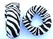Banglz 1lb Ankle Weights- black/white. Add to YOGA, ZUMBA or other exercise or daily activities! Strengthen and slim those legs, hips and glutes while you burn MORE calories.