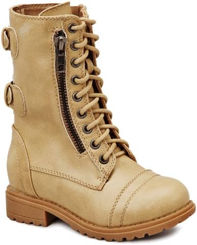 Carrie Toddler/Little Kid Chess Lace-Up Boots - Taupe 13 M US Little Kid