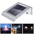 RioRand&reg; 20 LED Bright Solar Powered Motion Sensor Light + voice control Outdoor Garden Patio Path Wall Mount Gutter Fence Light Security Lamp