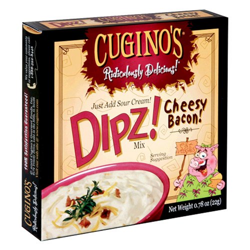 Cugino's Gourmet Foods, Ridiculously Delicious DIPZ!, Cheesy Bacon Dip Mix, 0.78-Ounce... by Bacon
