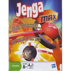 Hasbro 47380 - Jenga max - Das verzwickt-verdrehte Klotzen bis der Turm abst�rzt!