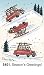 Oatmeal Studios Humorous Christmas Cards, Ski Driving, Box of 26 with Envelopes