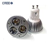 Superhellen GU10 CREE 3*3w 9W LED Gl�hbirne in Warmwei� (3200~3500K) ENERGIEEINSPARUNG SPOTS PERFEKT F�R WECHSEL 50~60W Halogenlampen!