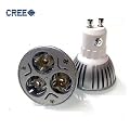 Superhellen GU10 CREE 3*3w 9W LED Gl�hbirne in Warmwei� (3200~3500K) ENERGIEEINSPARUNG SPOTS PERFEKT F�R WECHSEL 50~60W Halogenlampen!