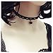 TISDA 9PCS Fashion Women Jewelry Black Tattoo Choker Necklace Elastic Adjustable For Party