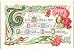 Most Decorative Old Birthday Greeting Postcard